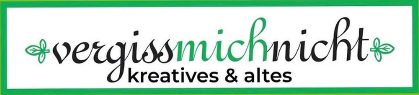 Logo vergissmichnicht – kreatives & altes